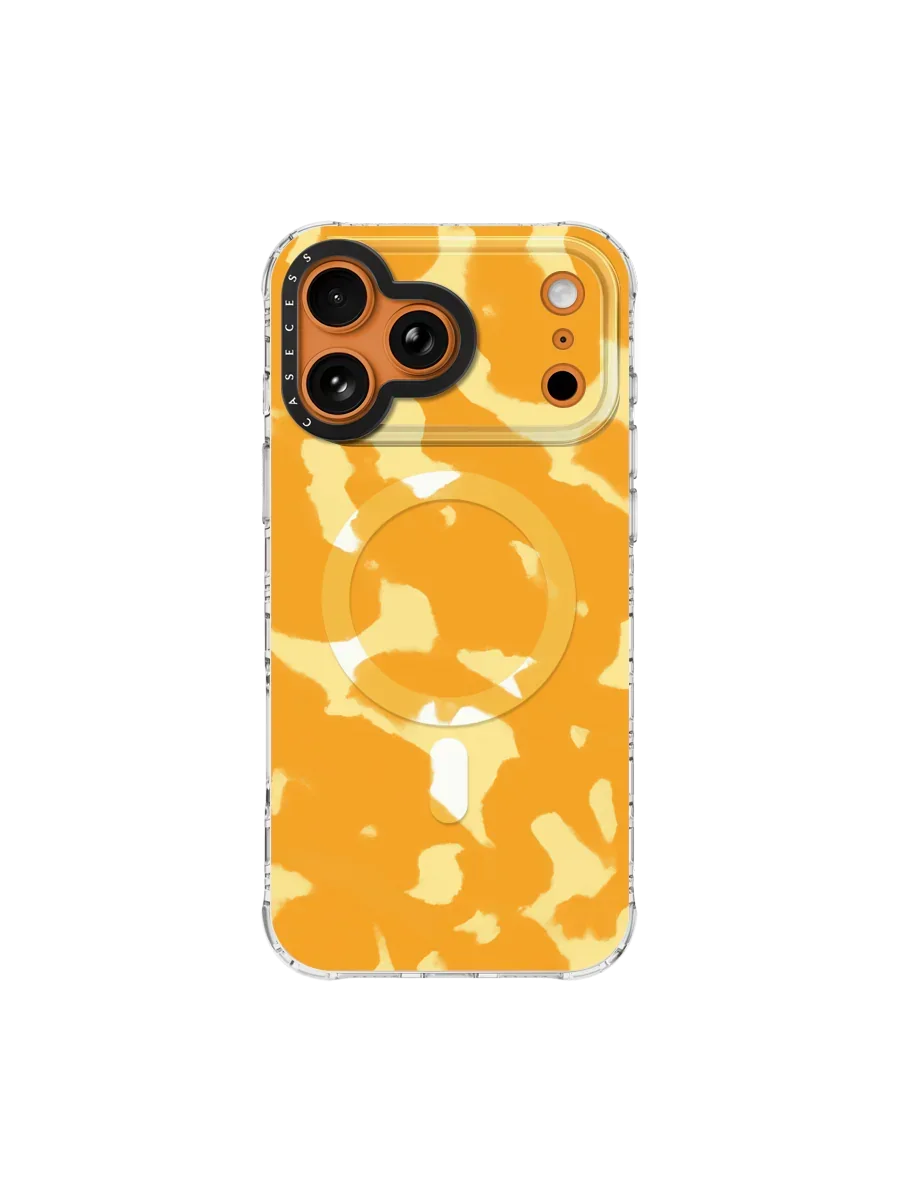 Amber Flicker Iridescent iPhone Case – MagSafe Compatible