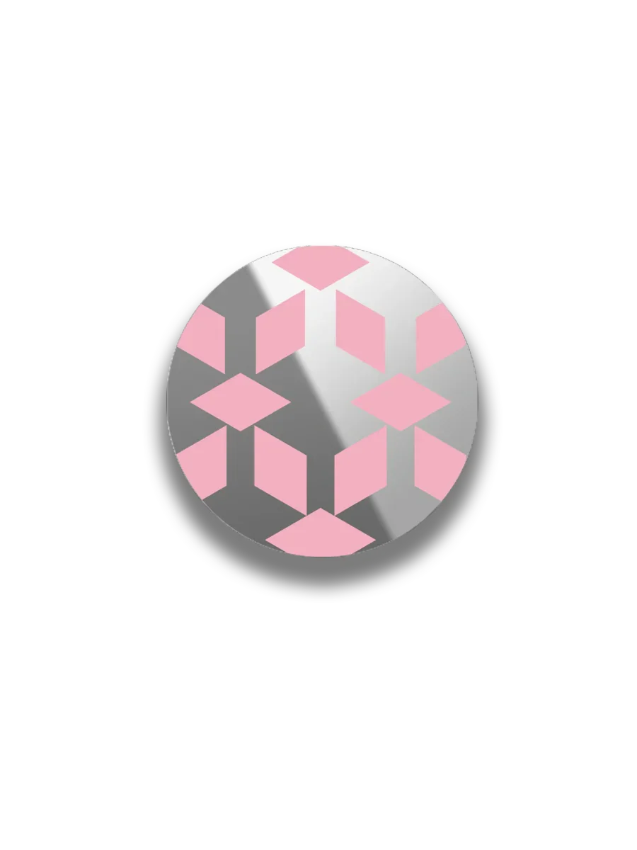 Pink Prism Custom Mirror Grip Stand