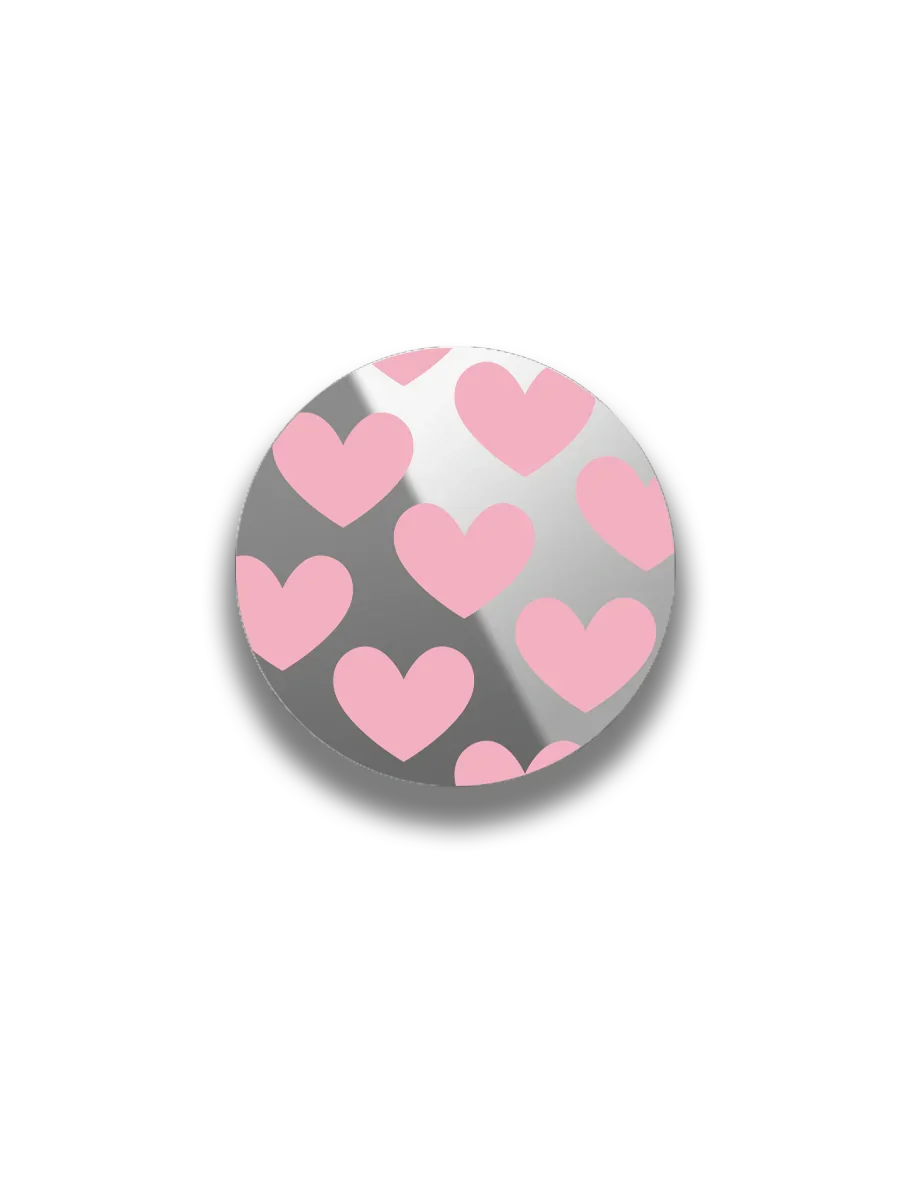 Heart Beam Custom Mirror Grip Stand
