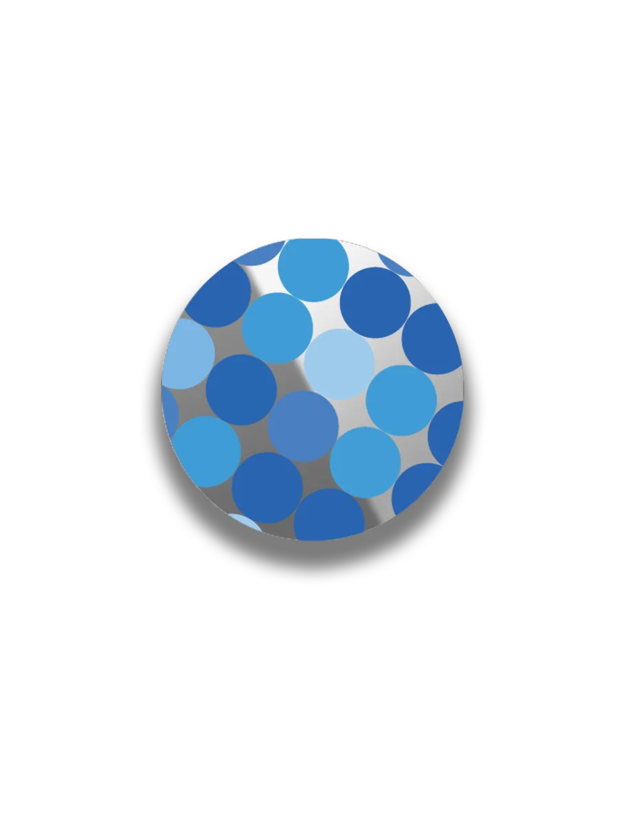Blue Bounce Custom Mirror Grip Stand