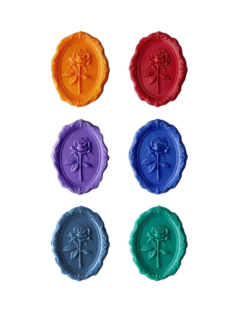 Rosa Rhapsody Wax Seal
