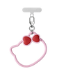 Jelly Charm Wristlet – Lucky Cat Pink