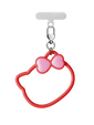Jelly Charm Wristlet – Lucky Cat Crimson Red
