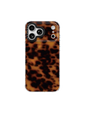 Burnt Amber Tortoiseshell iPhone Case – MagSafe Compatible