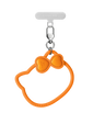 Jelly Charm Wristlet – Lucky Cat Orange