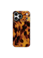 Amber Flux Tortoiseshell iPhone Case – MagSafe Compatible