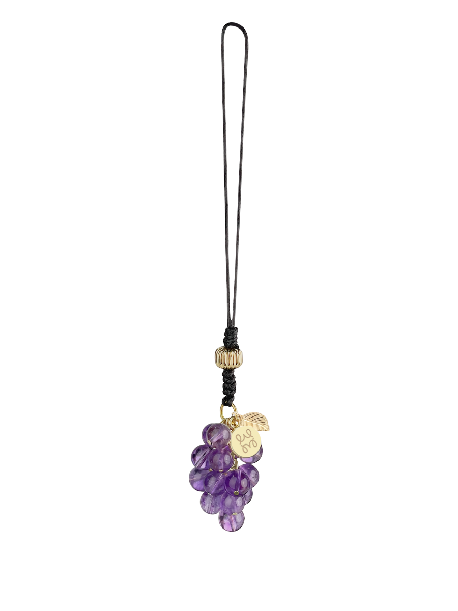 Crystal Vine Charm – Violet Glow
