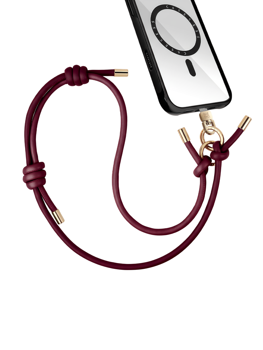 NomadStrap Cross-body Strap – Burgundy