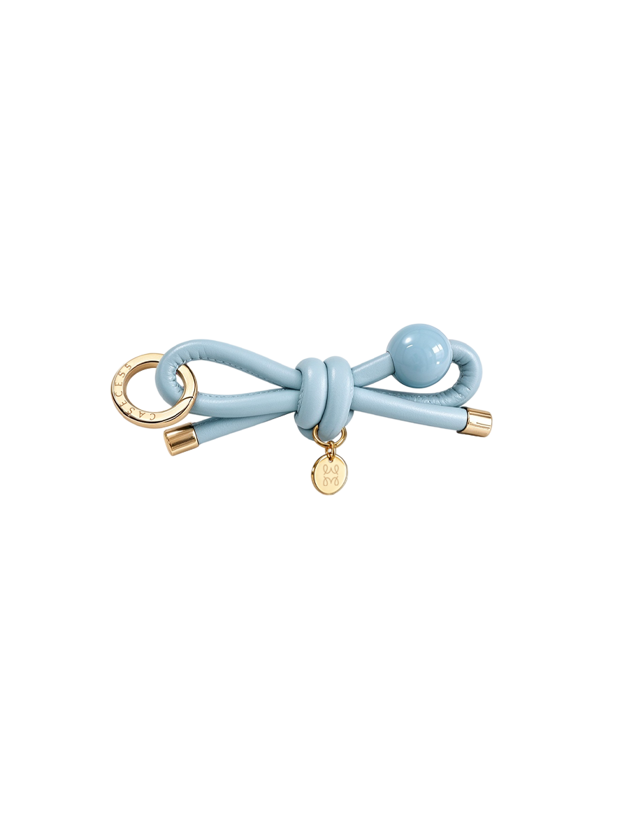 RibbonLoop Bow Charm –  Glacier