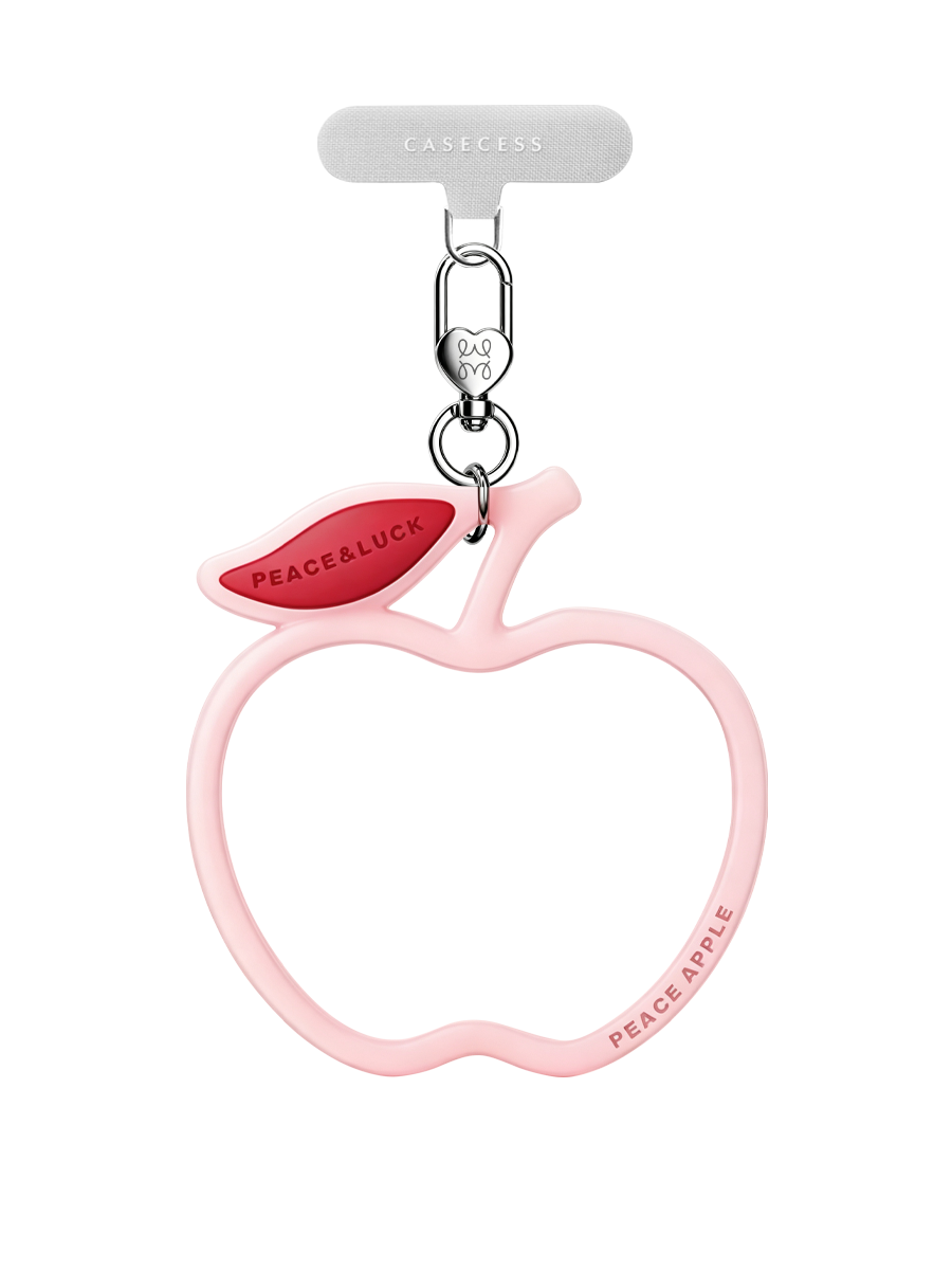 Jelly Charm Wristlet – Lucky Apple Pink