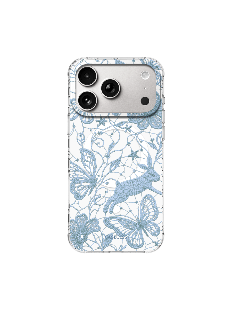 Moonhare Garden – Bluebell Mist Iridescent Mirror Case