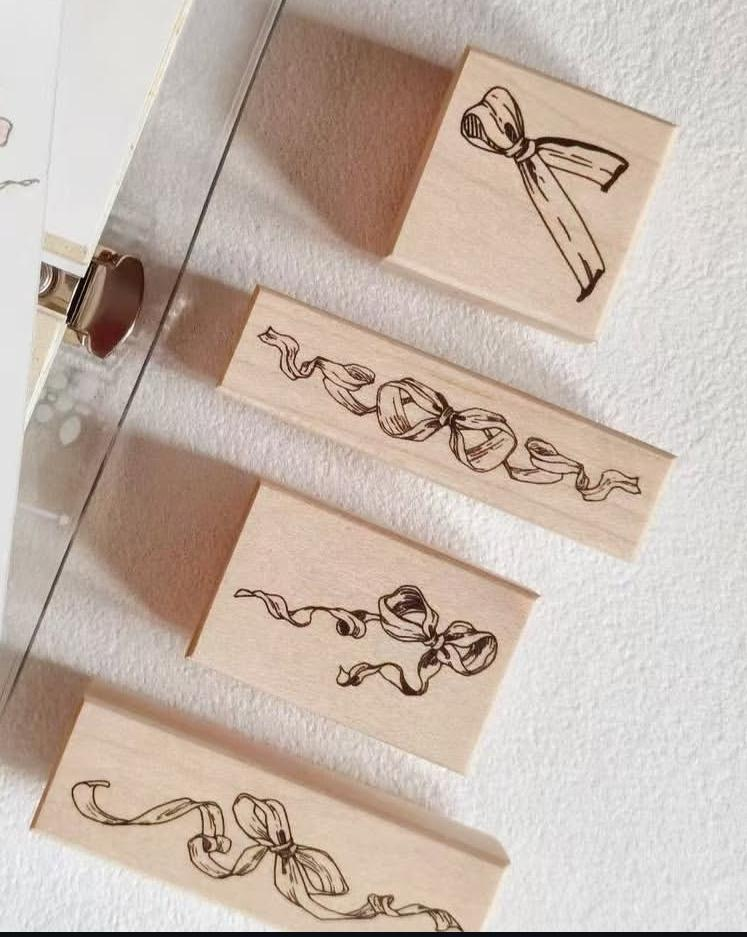 Rupper Stamp Bundle Set - Ribbon Whisper Series