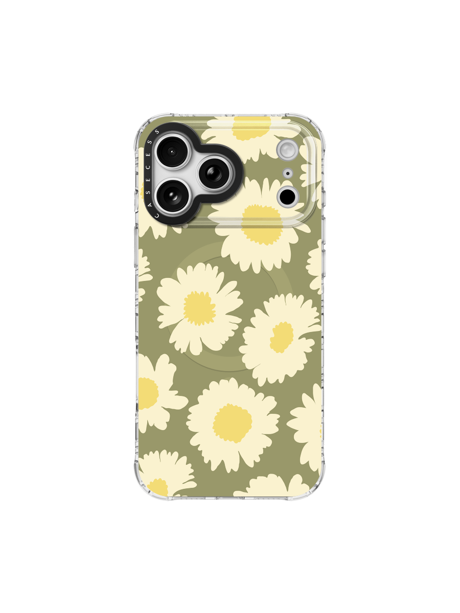 Chrysanthemum Field – Olive Calm