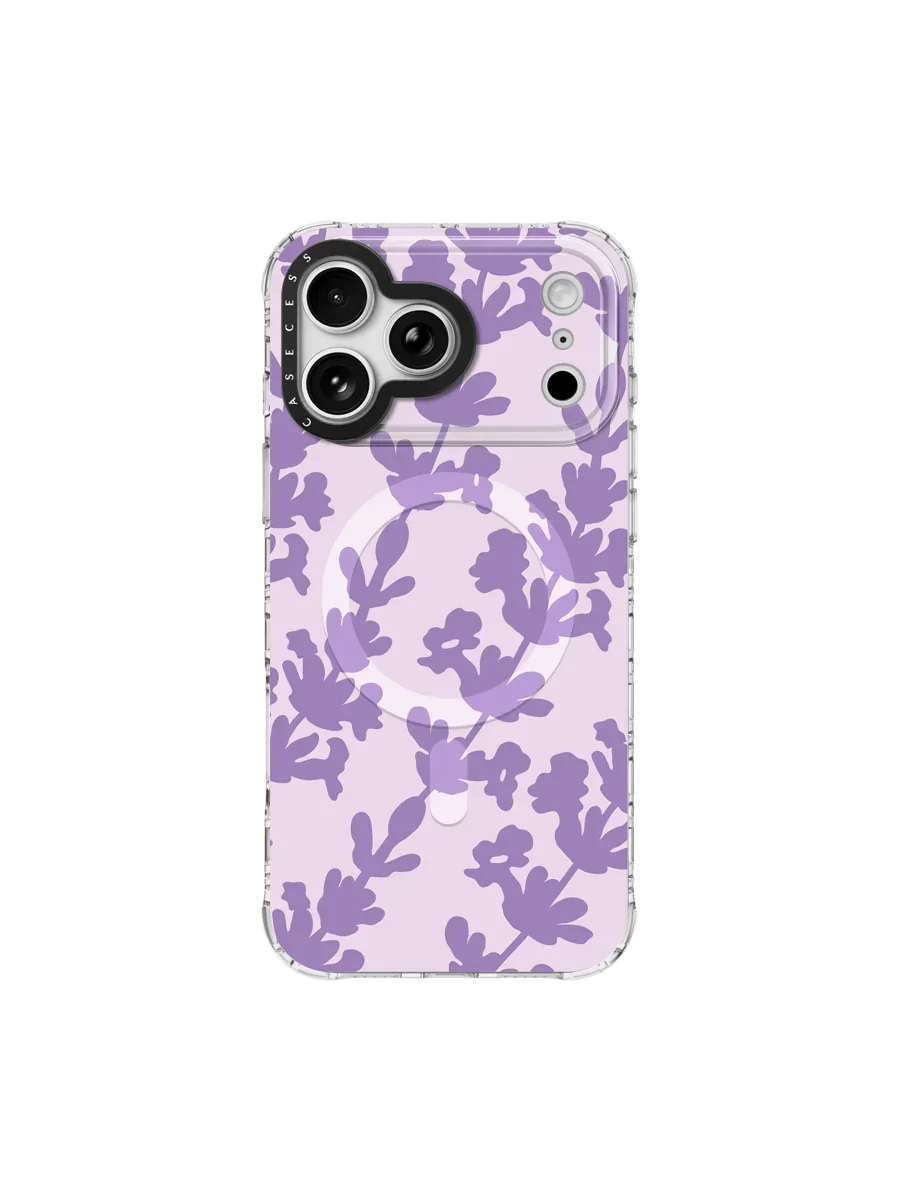 Lavender Whisper – Soft Drift Iridescent iPhone Case – MagSafe Compatible