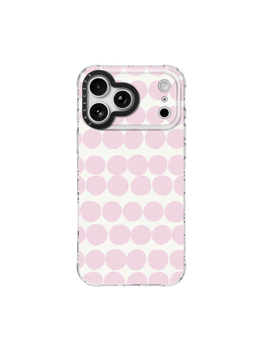 Pebblefield Seeds – Blush Print iPhone case – MagSafe Compatible