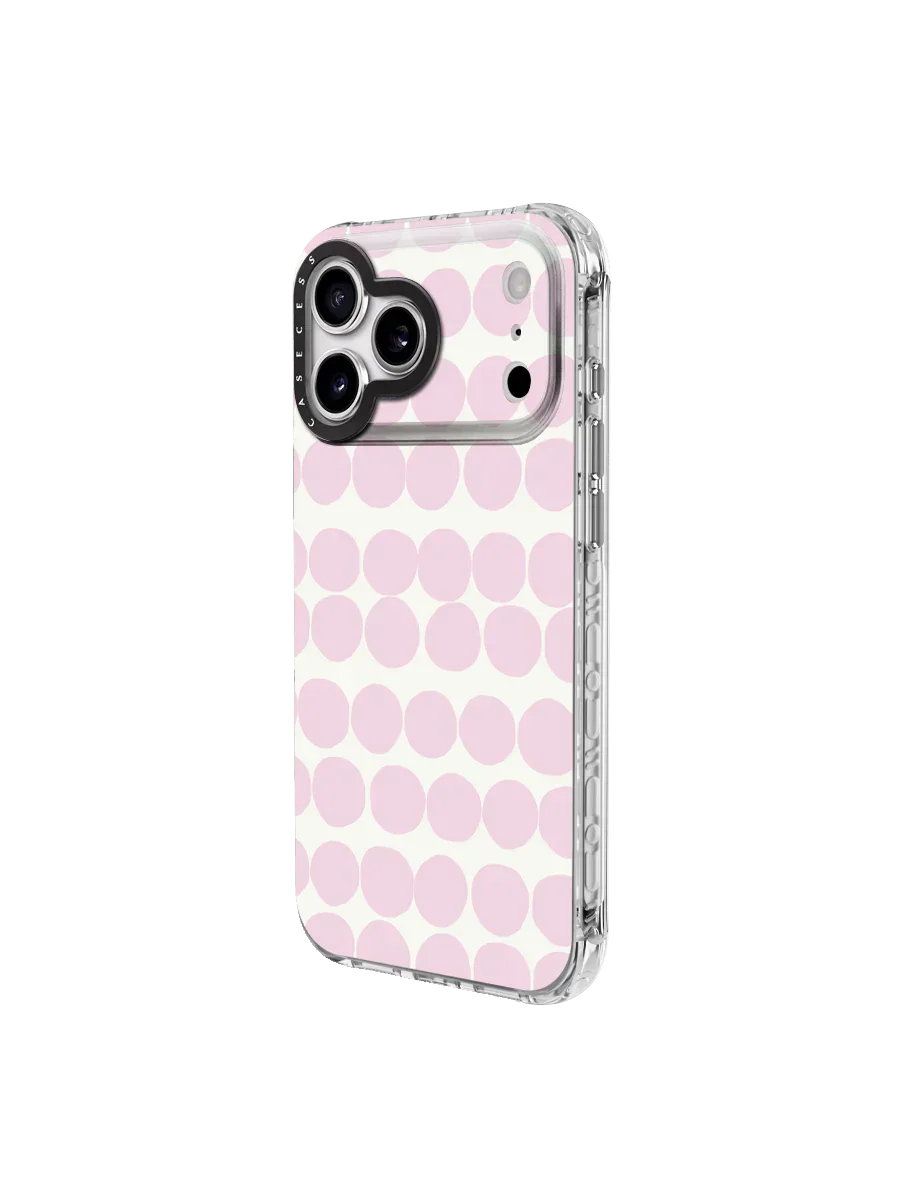 Pebblefield Seeds – Blush Print iPhone case – MagSafe Compatible