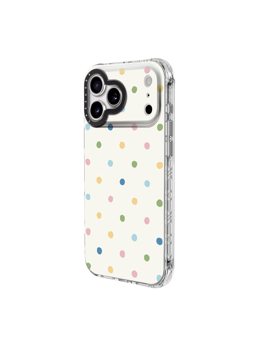Pebblefield Sprinkle – Confetti Print iPhone Case – MagSafe Compatible