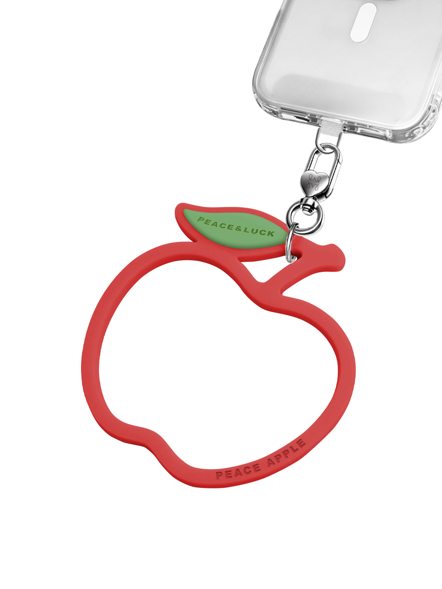 Jelly Charm Wristlet – Lucky Apple Crimson Red