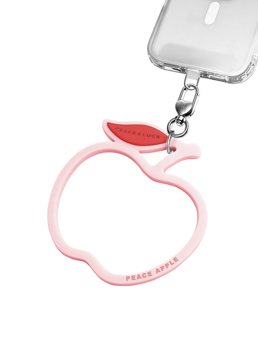 Jelly Charm Wristlet – Lucky Apple Pink