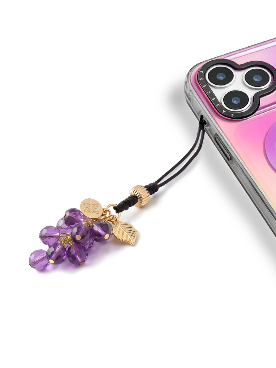 Crystal Vine Charm – Violet Glow