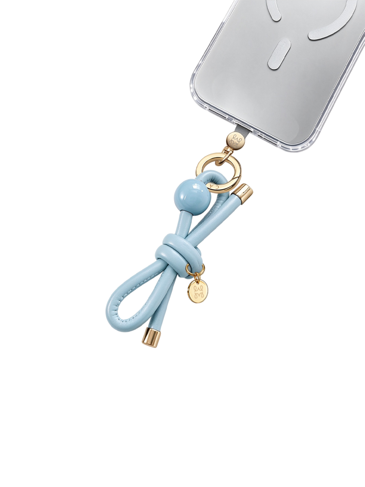 RibbonLoop Bow Charm –  Glacier