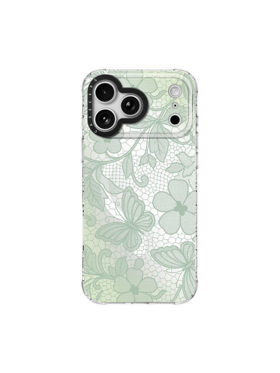 Wildflower Song– Sage Bloom Iridescent Mirror Case MagSafe Compatible 