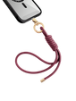 WanderLoop Single-Twist Charm – Deep Cherry