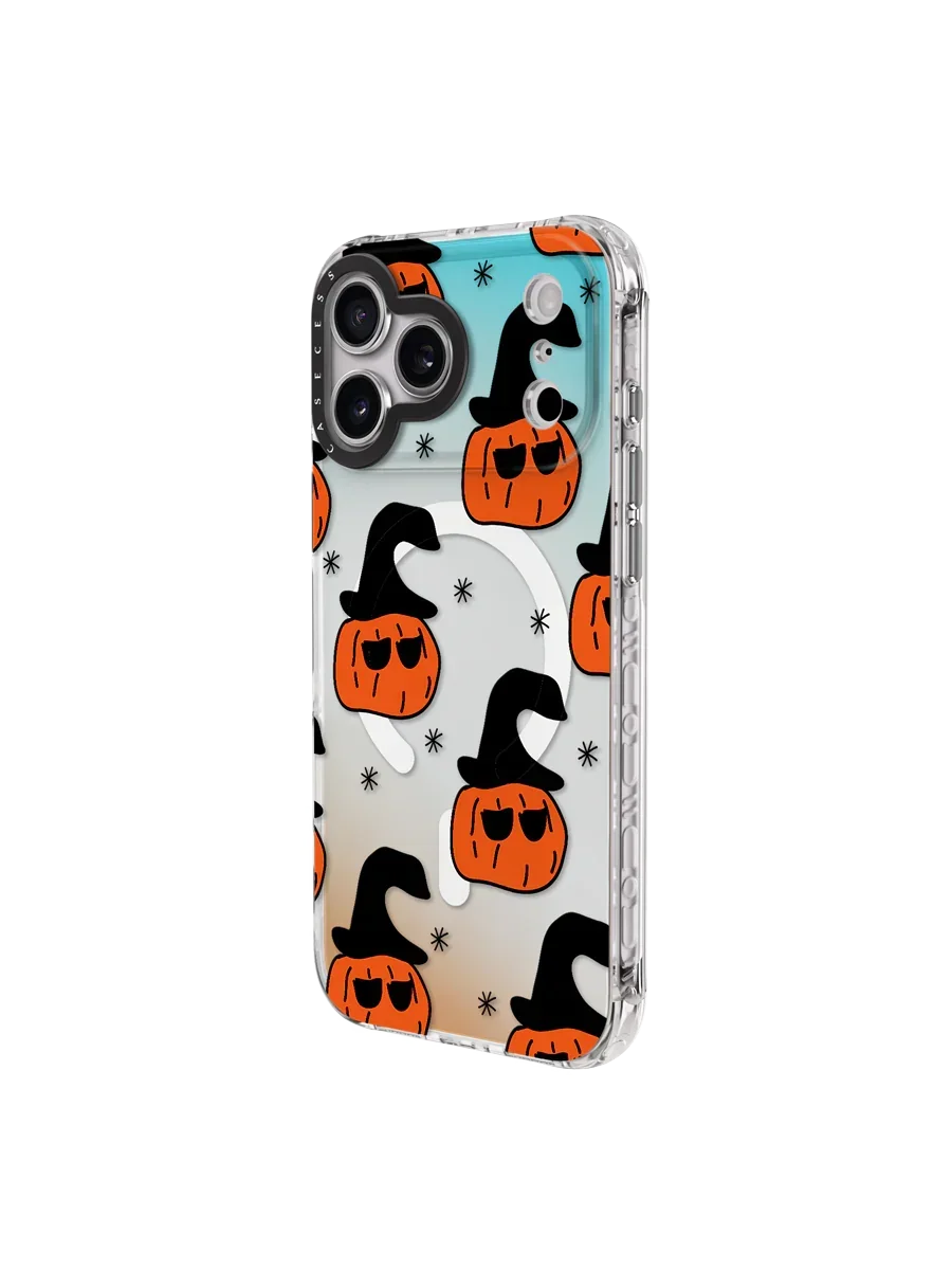 Witchy Pumpkins(By daughter) Iridescent iPhone Case – MagSafe Compatible Witchy Pumpkins(By daughter) Iridescent iPhone Case – MagSafe Compatible