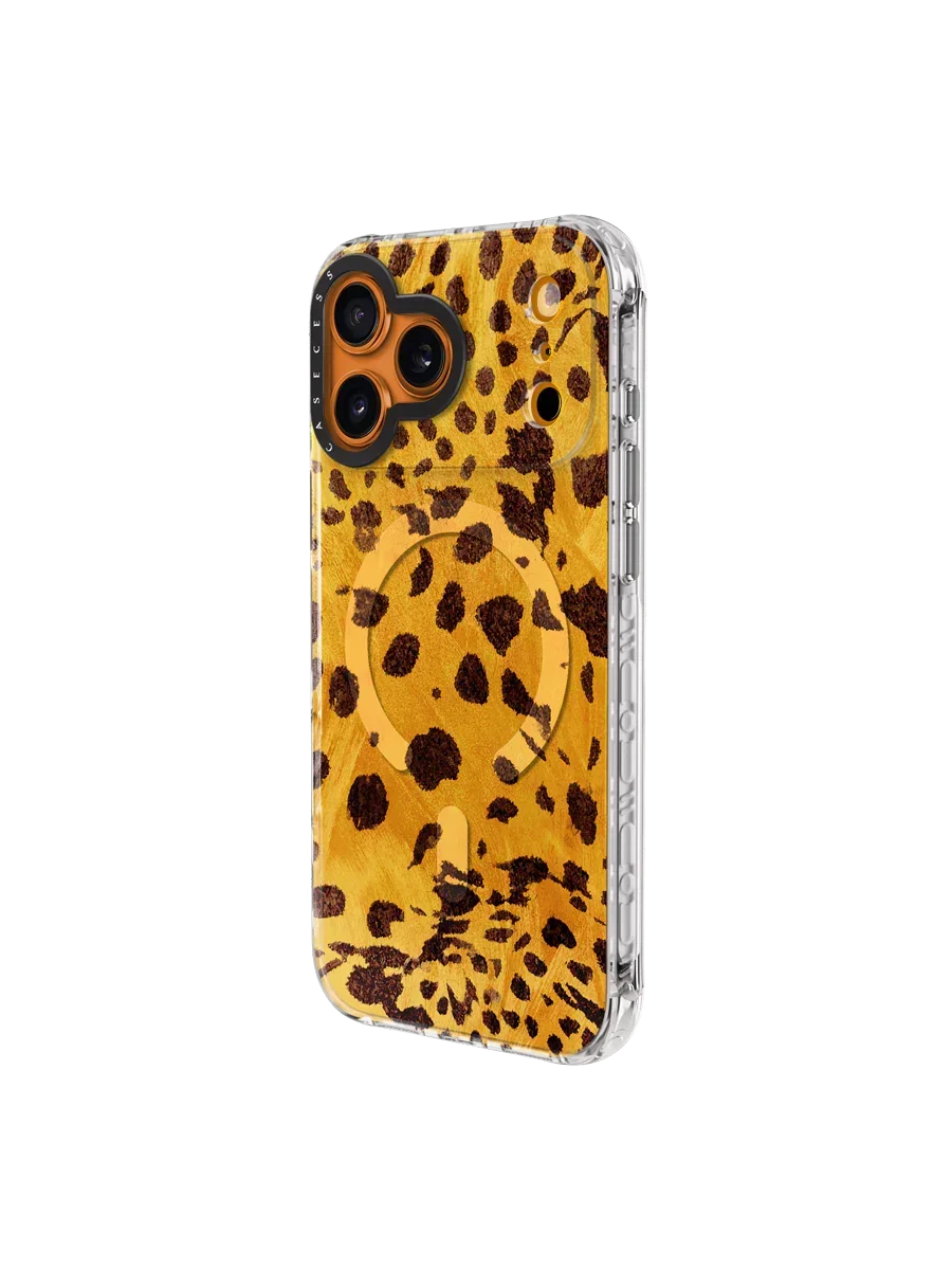 Golden Hunt Iridescent Mirror iPhone Case – MagSafe Compatible