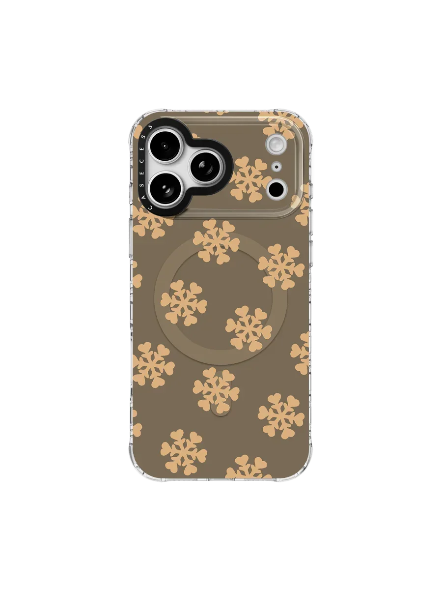 Cozy Heartflakes Iridescent iPhone Case – MagSafe Compatible