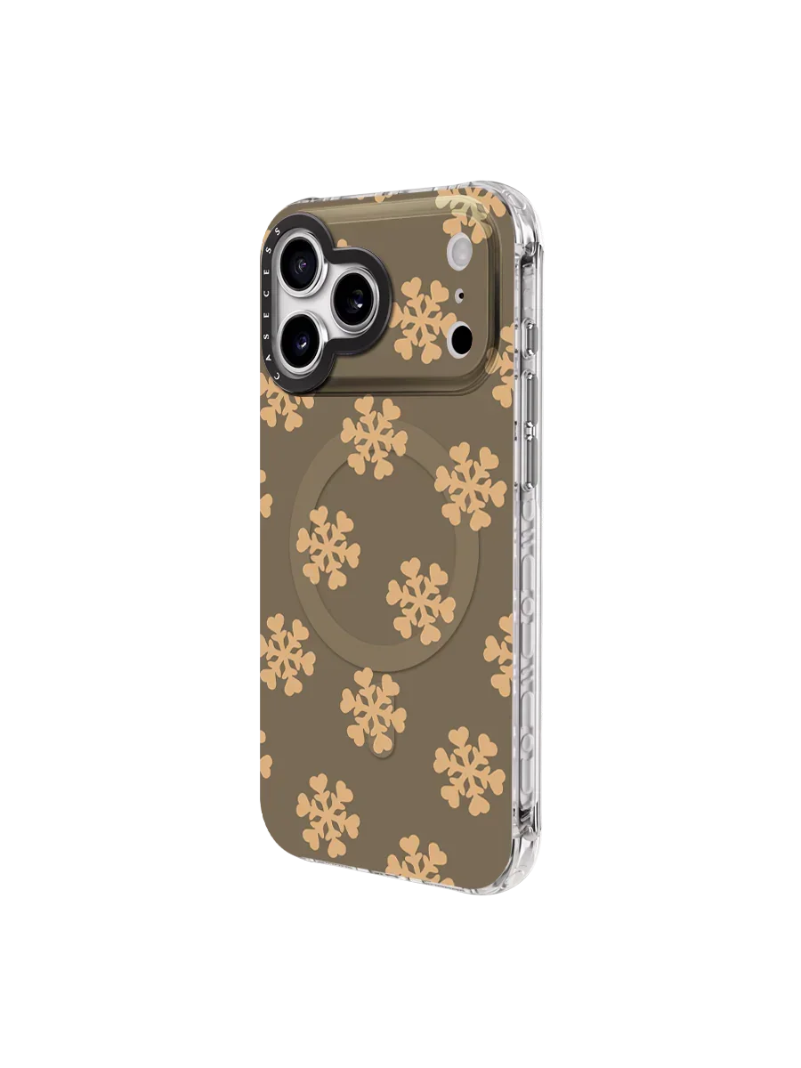 Cozy Heartflakes Iridescent iPhone Case – MagSafe Compatible
