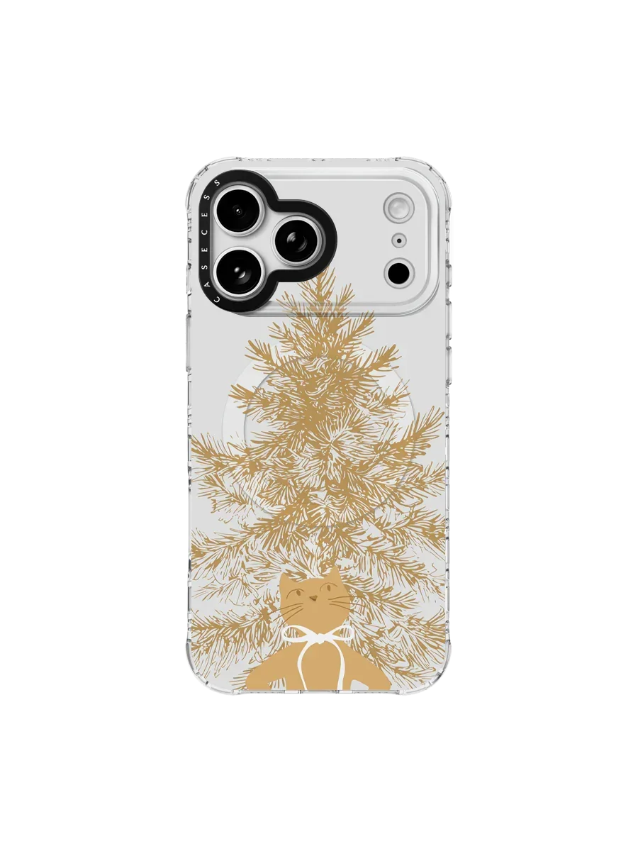  Golden Pine Wishes Iridescent Mirror iPhone Case – MagSafe Compatible