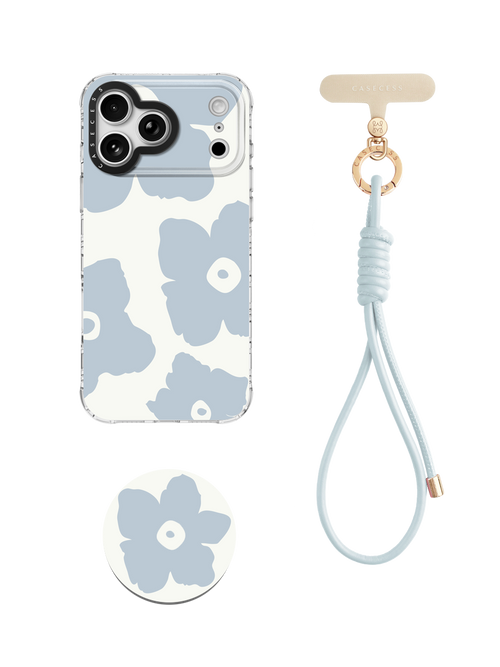 Bloomkin Glow – Soft Blue Wrist Carry Set 3-Piece