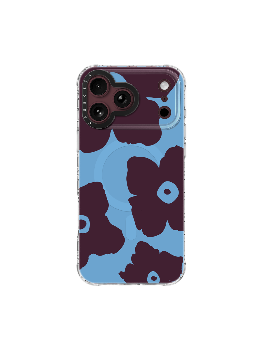 Bloomkin Glow – Burgundy &amp; Glacier Iridescent Case