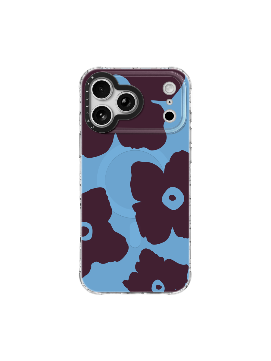 Bloomkin Glow – Burgundy &amp; Glacier Iridescent Case