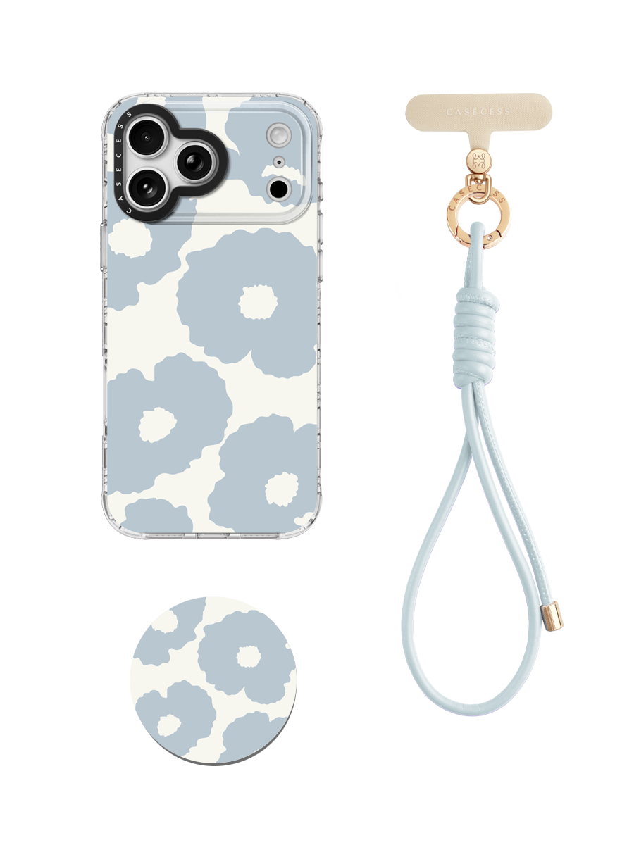 Poppy Reverie –  Soft Blue Bundle Set