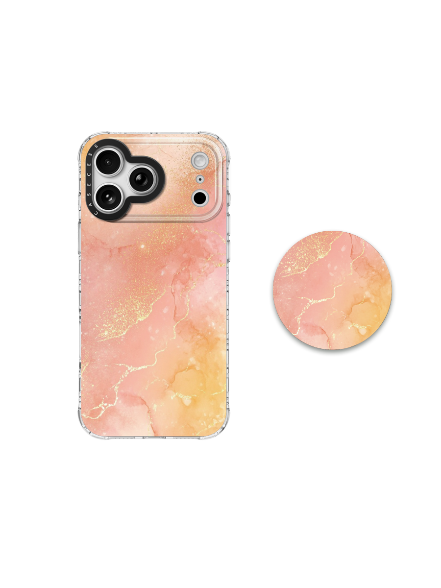 Peach Glow Grip Set 2-Piece