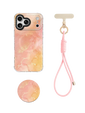 Peach Glow Wrist Carry Set 3-Piece