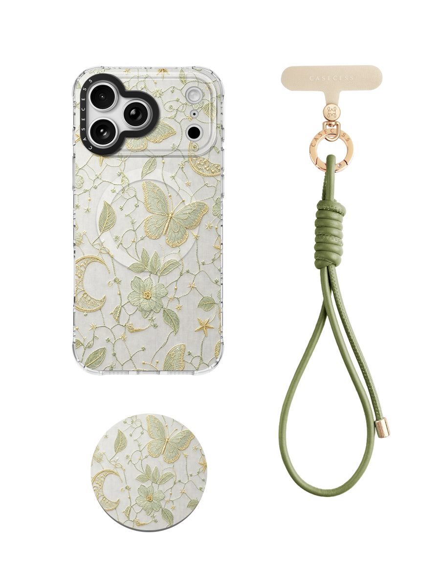 Moonvine Butterfly-Moonlit Sage Wrist Carry Set 3-Piece