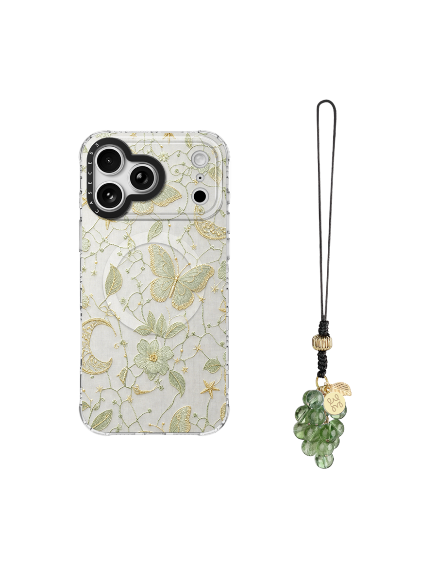 Moonvine Butterfly Crystal Vine Charm Set 2-Piece