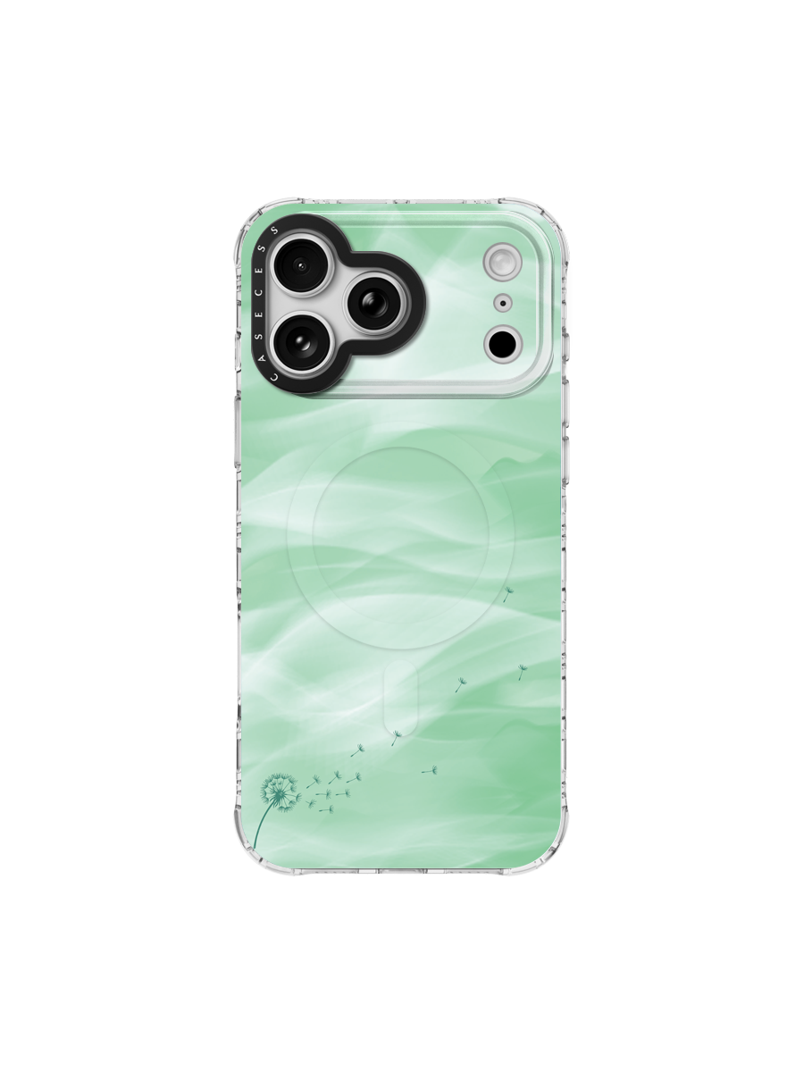 Dandelion Wish Iridescent Mirror Case