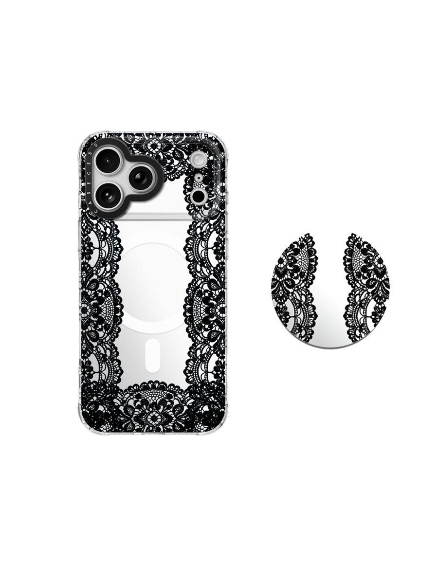 Lace Veil – Midnight Noir Grip Set 2-Piece