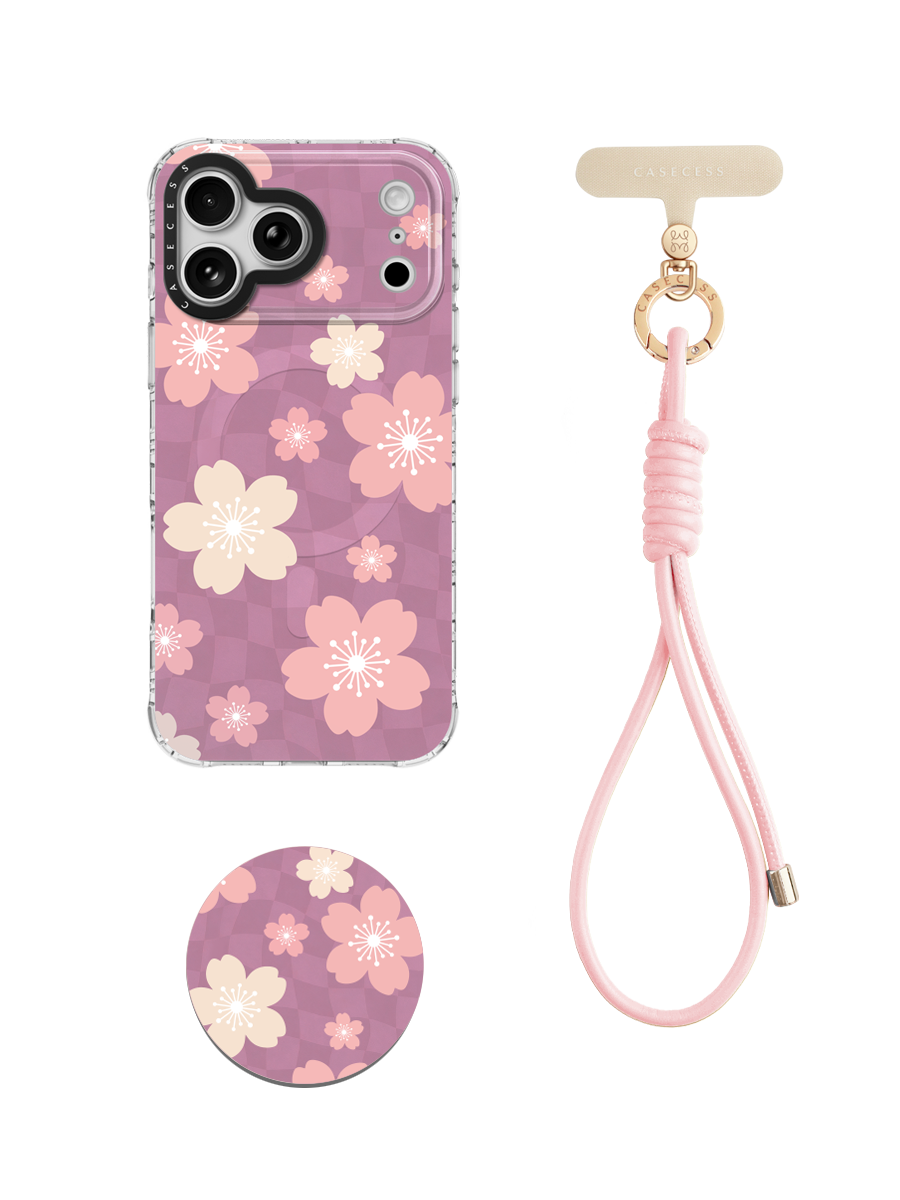 Blush Blossom Pool Wrist Carry Set 3-Piece