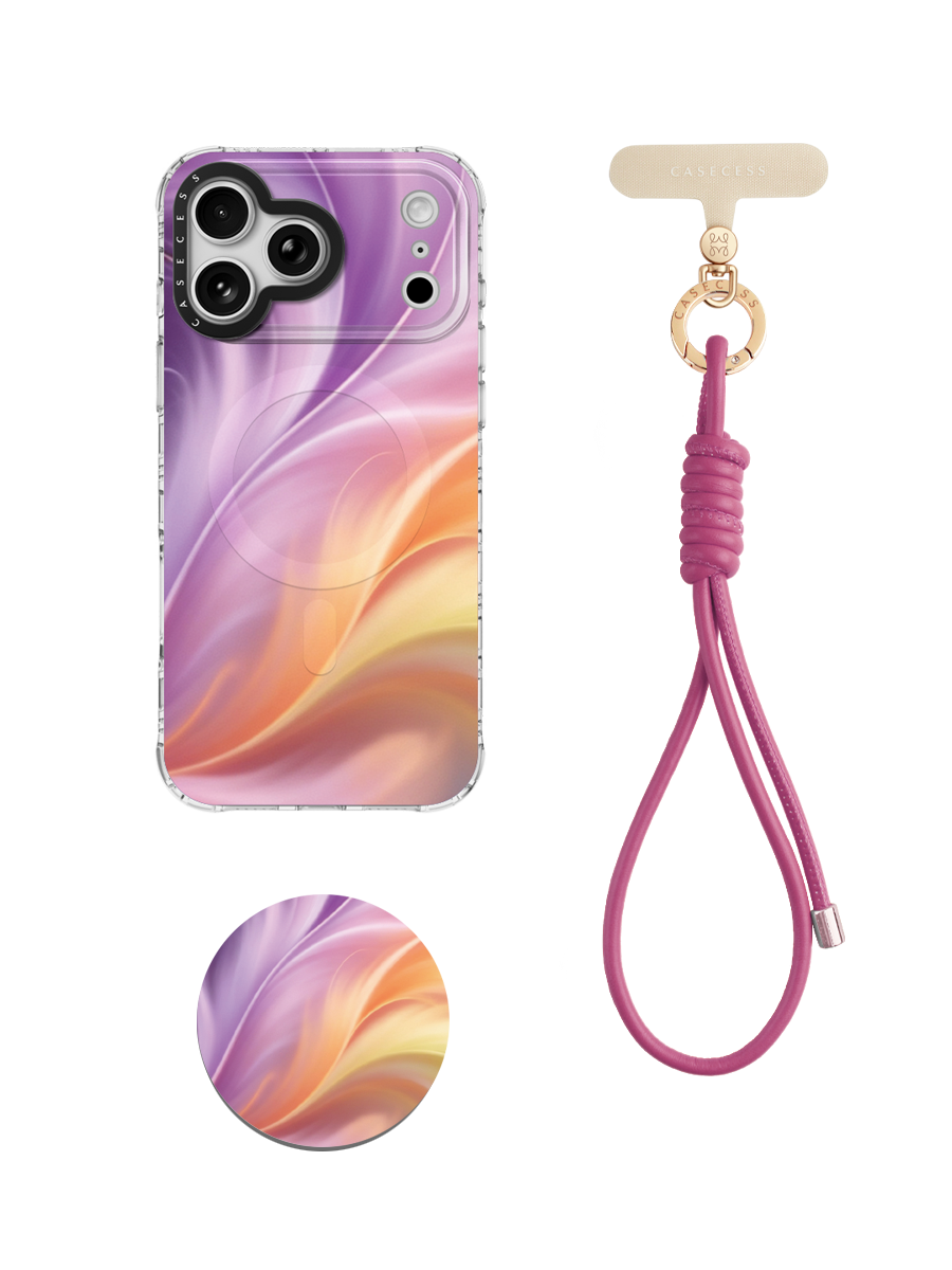 Rosy Mirage Wrist Carry Set 3-Piece