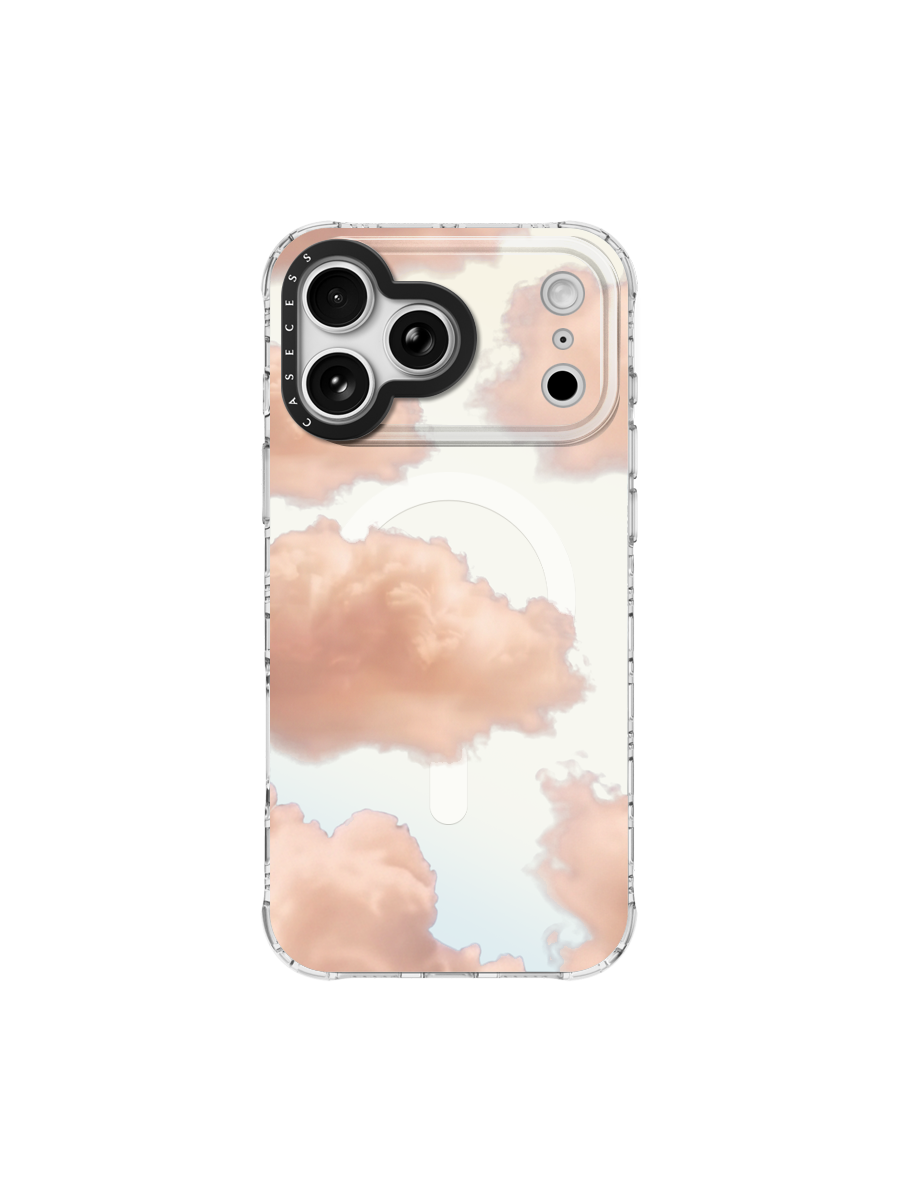 Cloud Blush Iridescent Case – MagSafe Compatible 
