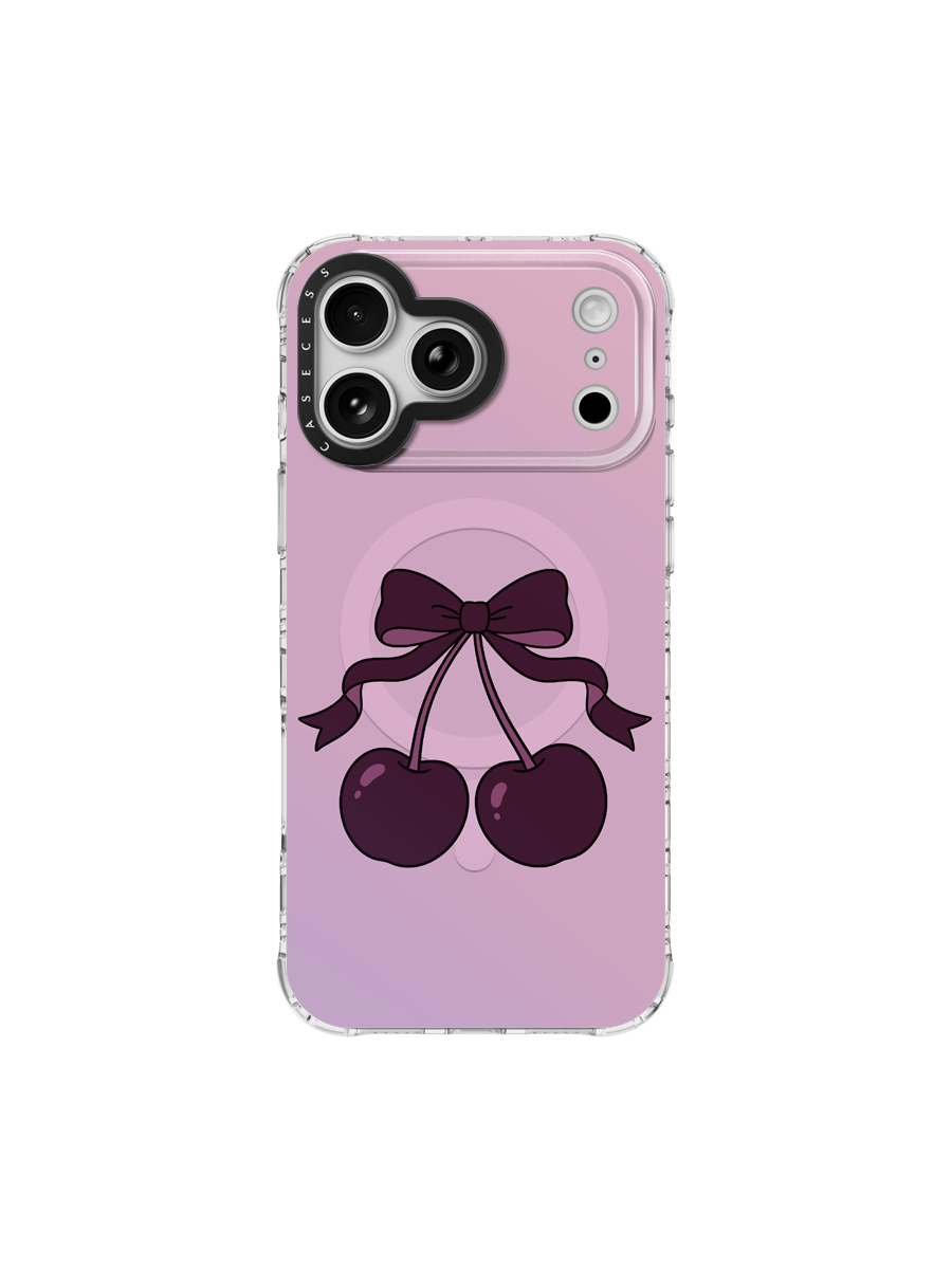 Ribbon Cherry – Plum Iridescent Case MagSafe Compatible 