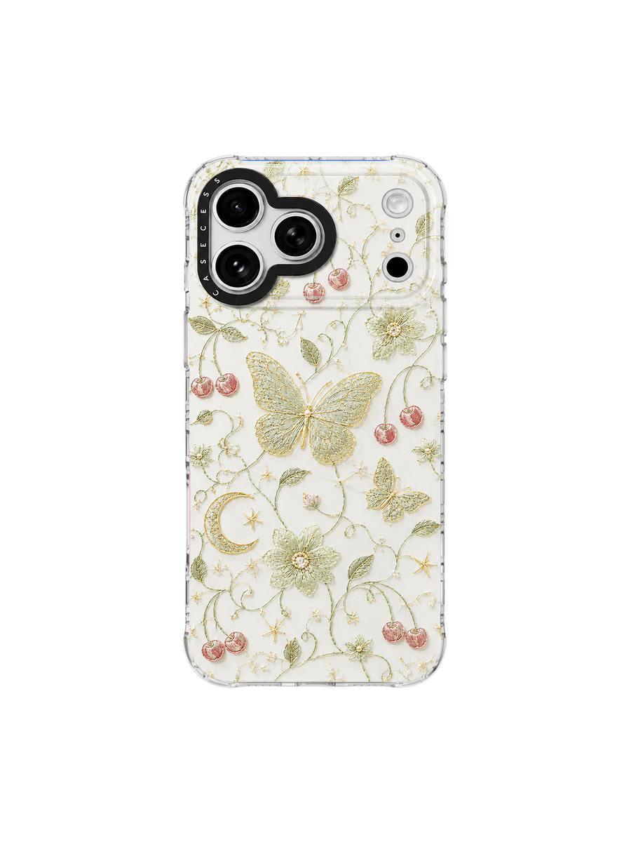 Celestial Garden Iridescent Mirror Case MagSafe Compatible 