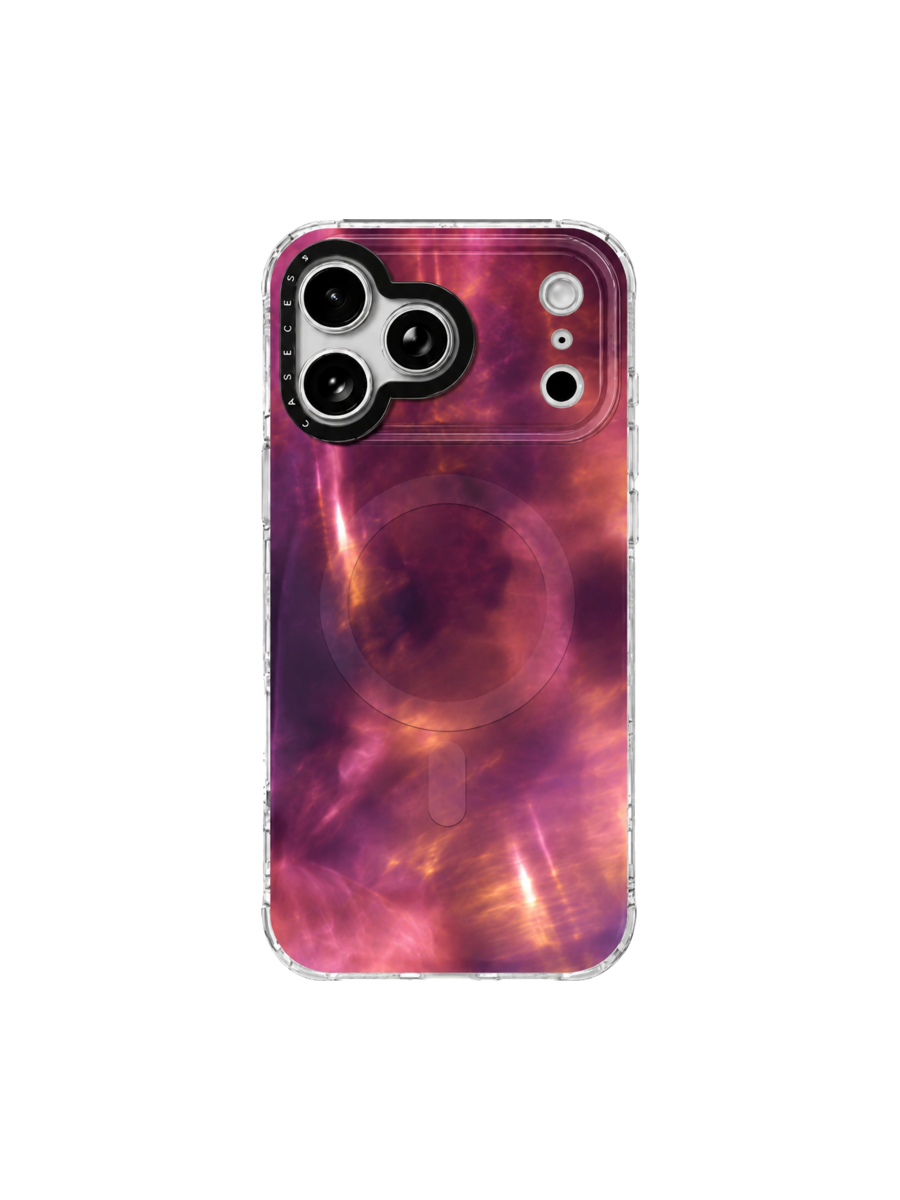 Mulberry Glow Iridescent Mirror Case MagSafe Compatible 