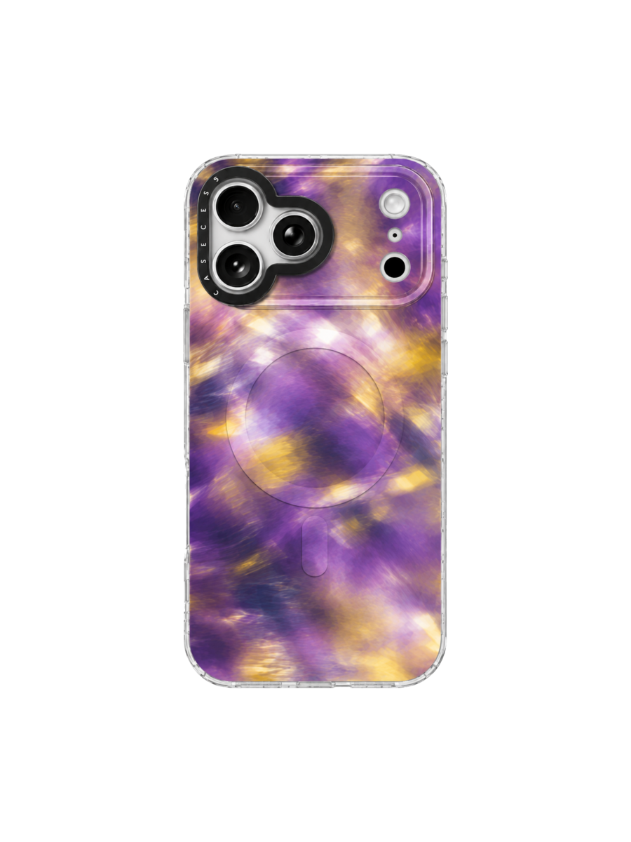 Violet Gilt Iridescent Mirror Case MagSafe Compatible 
