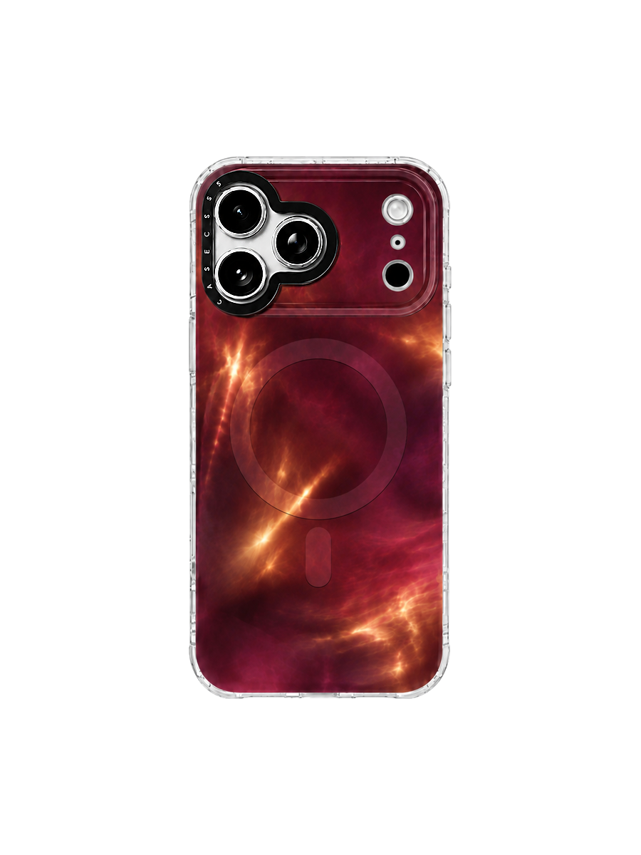 Garnet HaloIridescent Mirror Case MagSafe Compatible 